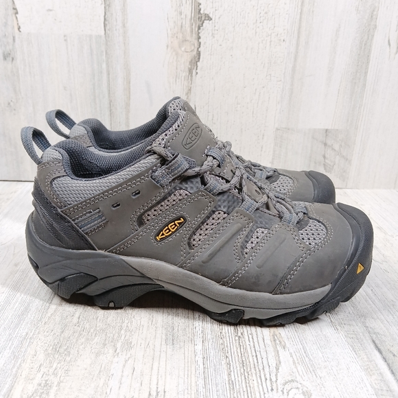 KEEN ASTM Utility Gray Flint Steel Toe Work Sneakers Boots # - Picture 6 of 13